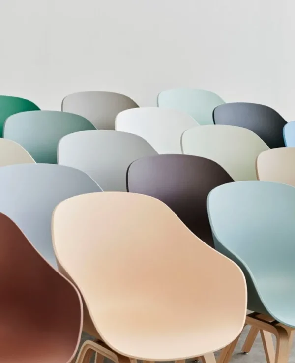 Normann Copenhagen Sitzgelegenheiten-HAY About A Chair AAC22, Betongrau 2.0 - Eiche lackiert