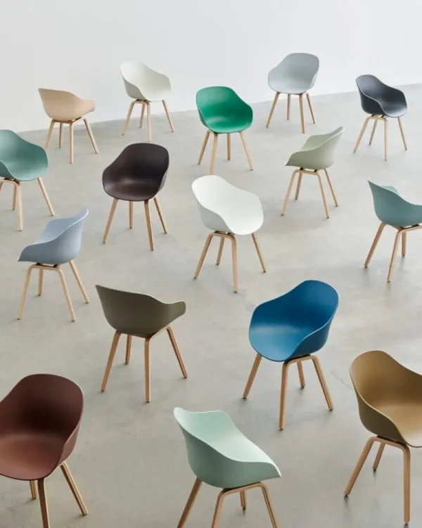 Normann Copenhagen Sitzgelegenheiten-HAY About A Chair AAC22, Betongrau 2.0 - Eiche lackiert