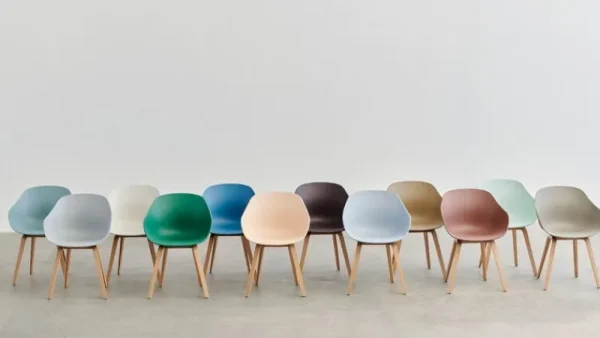 Normann Copenhagen Sitzgelegenheiten-HAY About A Chair AAC22, Betongrau 2.0 - Eiche lackiert