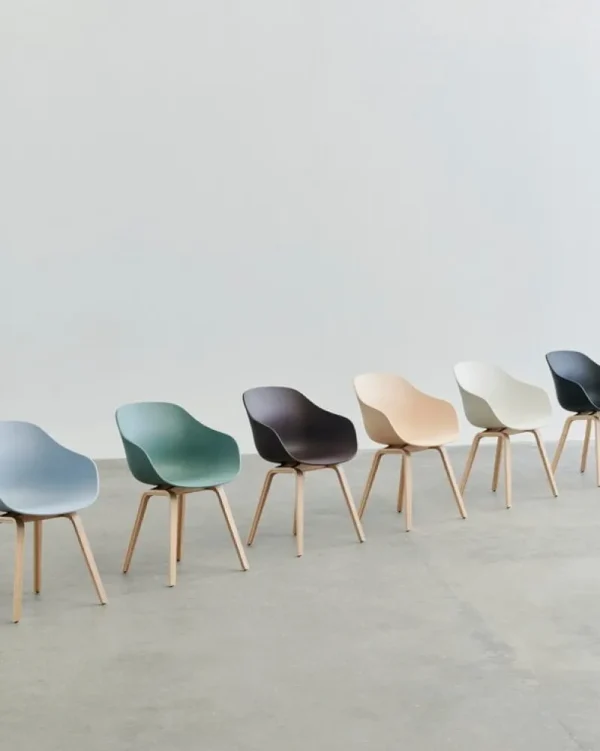 Normann Copenhagen Sitzgelegenheiten-HAY About A Chair AAC22, Betongrau 2.0 - Eiche lackiert