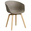 HAY Sitzgelegenheiten-About A Chair AAC22, Khakigrün 2.0 - Eiche lackiert
