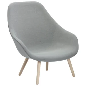 Emeco Sitzgelegenheiten-HAY About A Lounge Chair AAL92, Eiche lackiert – Steelcut Trio 133