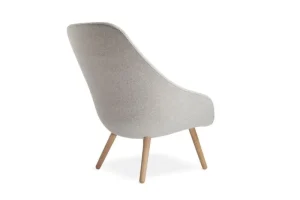 Vitra Sitzgelegenheiten-HAY About A Lounge Chair AAL92, Eiche lackiert - Divina Melange 120