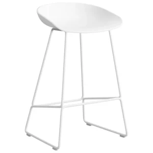 Fredericia Sitzgelegenheiten-HAY About A Stool AAS38 Barhocker, 65 cm, Weiß 2.0 - Weiß