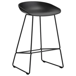 HAY Sitzgelegenheiten-About A Stool AAS38, 65 cm, Schwarz 2.0 - Schwarz - Schwarz