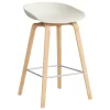 HAY Sitzgelegenheiten-About A Stool AAS32, 65 cm, Melange Cream 2.0, Eiche geseift - S