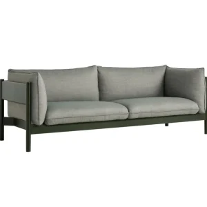 HAY Sofas Und Liegen-Arbour Eco 3 Sitzer, Atlas 931 – Buche Flaschengrün lackiert