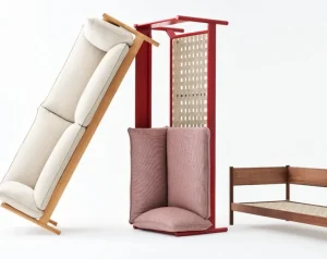 HAY Sofas Und Liegen-Arbour Eco 3 Sitzer, Atlas 931 – Buche Flaschengrün lackiert