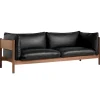 HAY Sofas Und Liegen-Arbour Eco 3 Sitzer, Nevada 0500S – Nussbaum geölt/gewachst