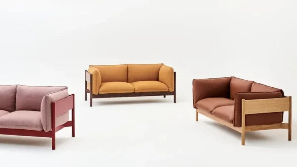 HAY Sofas Und Liegen-Arbour Eco 2-Sitzer-Sofa, Steelcut Trio 796 – Eiche