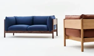 HAY Sofas Und Liegen-Arbour Eco 2-Sitzer-Sofa, Steelcut Trio 796 – Eiche