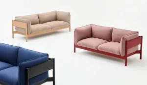 HAY Sofas Und Liegen-Arbour Eco 2-Sitzer-Sofa, Steelcut Trio 796 – Eiche
