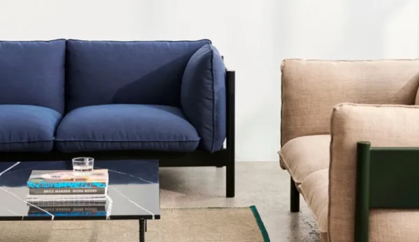 HAY Sofas Und Liegen-Arbour Eco 2-Sitzer-Sofa, Steelcut Trio 796 – Eiche