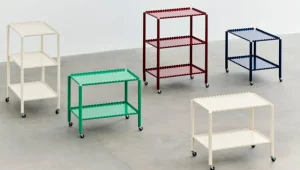 HAY Tische-Arcs Wagen, niedrig, Jadegrün