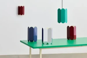 Flos Wandleuchten-HAY Arcs Wall Sconce, Meergrün