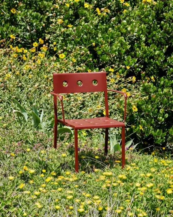 HAY Terrassenmöbel | Sitzgelegenheiten^Balcony Armlehnstuhl, Iron Red