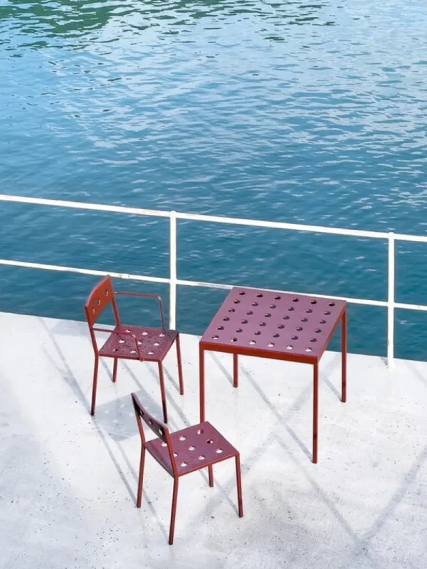 HAY Terrassenmöbel | Sitzgelegenheiten^Balcony Armlehnstuhl, Iron Red