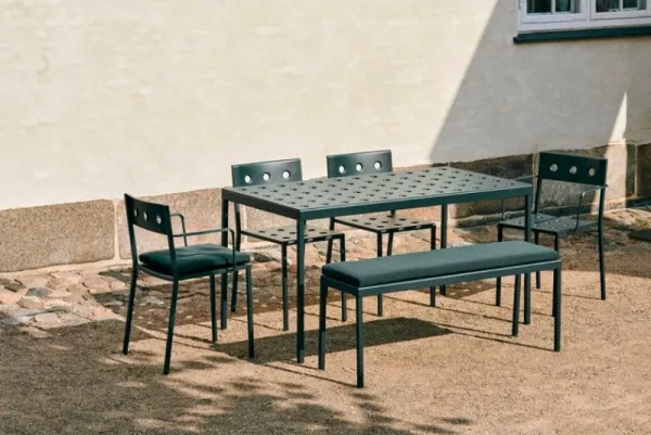 HAY Outdoor-textilien^Balcony Kissen für 165,5 cm lange Bank, Palm Green