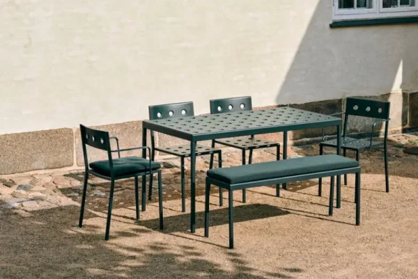HAY Outdoor-textilien^Balcony Kissen für 119,5 cm lange Bank, Palm Green