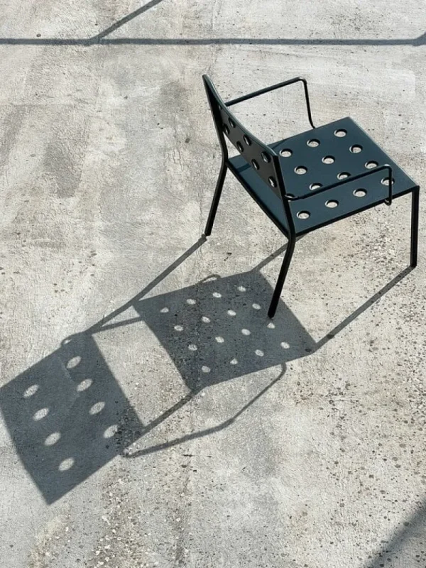 HAY Terrassenmöbel | Sitzgelegenheiten^Balcony Lounge-Armlehnstuhl, Anthrazit