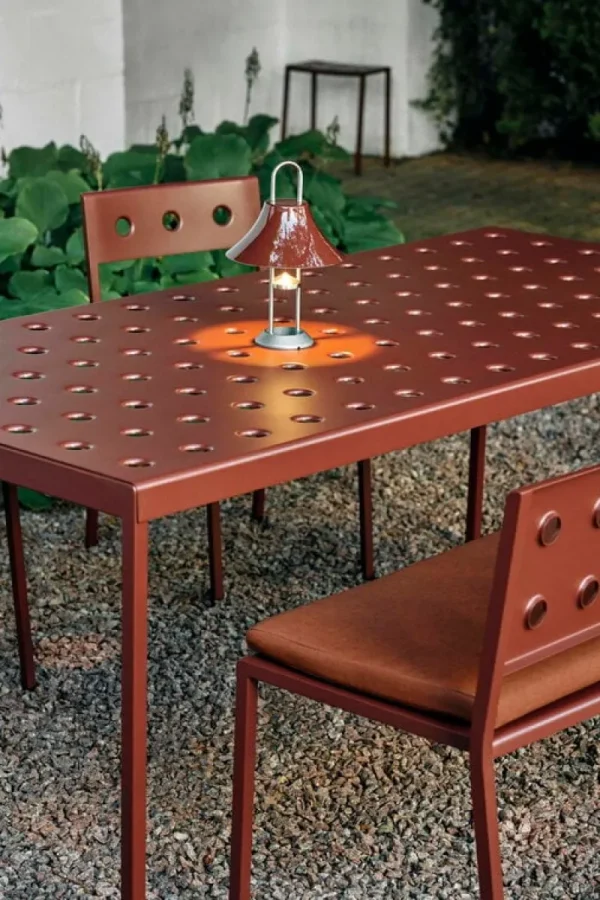 HAY Outdoor-textilien^Balcony Sitzkissen für Dining-Bank, Red Cayenne