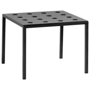 HAY Terrassenmöbel | Tische^Balcony Tisch, 50 x 51,5 cm, niedrig, Anthrazit