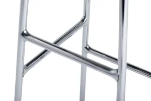 HAY Sitzgelegenheiten-Barhocker Cornet, hoch, Chrom – schwarz