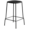 HAY Sitzgelegenheiten-Barhocker Soft Edge 80, 65 cm, schwarz