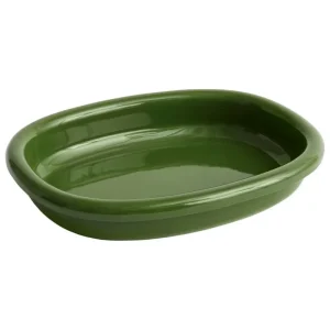 HAY Geschirr^Barro Servierplatte, oval, L, Grün