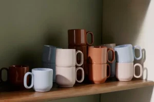 HAY Geschirr^Barro Tasse, 2er-Set, Rosa
