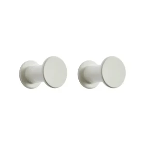 HAY Garderoben Und Kleiderbügel^Bolt Hook Set, 2 Stück, Hellgrau