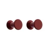 HAY Garderoben Und Kleiderbügel^Bolt Hook Set, 2 Stück, Rot