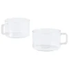 HAY Geschirr^Brew Tasse, 2er-Set, klar - Jade-Weiß