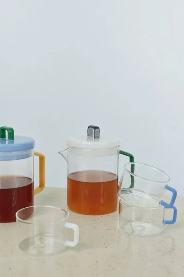 HAY Geschirr^Brew Tasse, 2er-Set, klar - Jade-Weiß