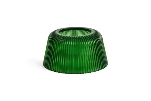 HAY Deckenleuchten-Brim Pendelleuchte, 24,5 cm, Flaschengrün, Glas