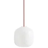 Stilnovo Deckenleuchten-HAY Buoy 200 Pendelleuchte, rostrotes Kabel
