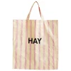 Finnish Design Shop Taschen | Auf Reisen^HAY Candy Stripe Einkaufstasche, XL, Rot - Gelb
