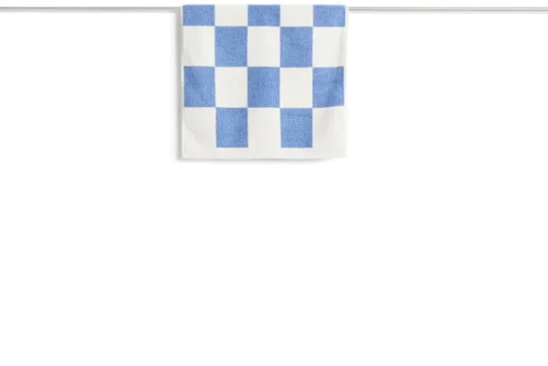 HAY Badezimmertextilien^Check Badematte, 50 x 90 cm, Himmelblau