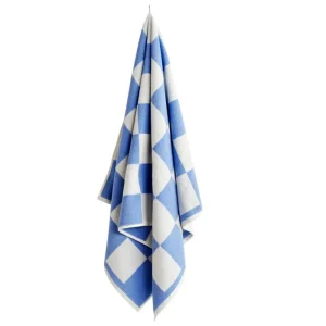 Kinder HAY Textilien Für Kinder | Badezimmertextilien^Check Badetuch, 70 x 136 cm, Himmelblau
