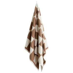 Kinder HAY Textilien Für Kinder | Badezimmertextilien^Check Badetuch, 70 x 136 cm, Cappuccino