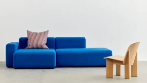 Lundia Sitzgelegenheiten-HAY Chisel Loungesessel, lackierte Eiche