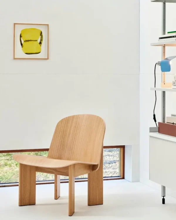 Lundia Sitzgelegenheiten-HAY Chisel Loungesessel, lackierte Eiche