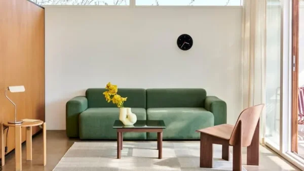 HAY Sitzgelegenheiten-Chisel Loungesessel, Nussbaum lackiert