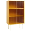 HAY Aufbewahrungsmöbel-Colour Cabinet mit Glastüren, hoch, Gelb