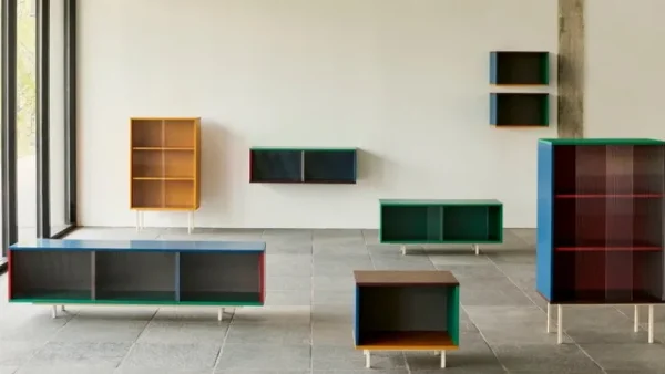 Hartu00f4 Aufbewahrungsmöbel | Regale-HAY Colour Cabinet, stehend, 60 cm, Mehrfarbig