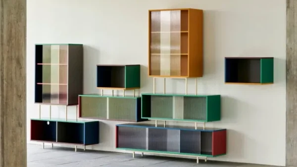 Hartu00f4 Aufbewahrungsmöbel | Regale-HAY Colour Cabinet, stehend, 60 cm, Mehrfarbig