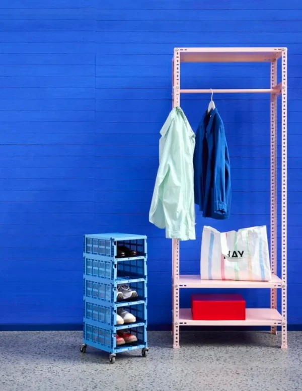 HAY Aufbewahrungsbehälter^Colour Crate Rollenset, 4 Stück, M