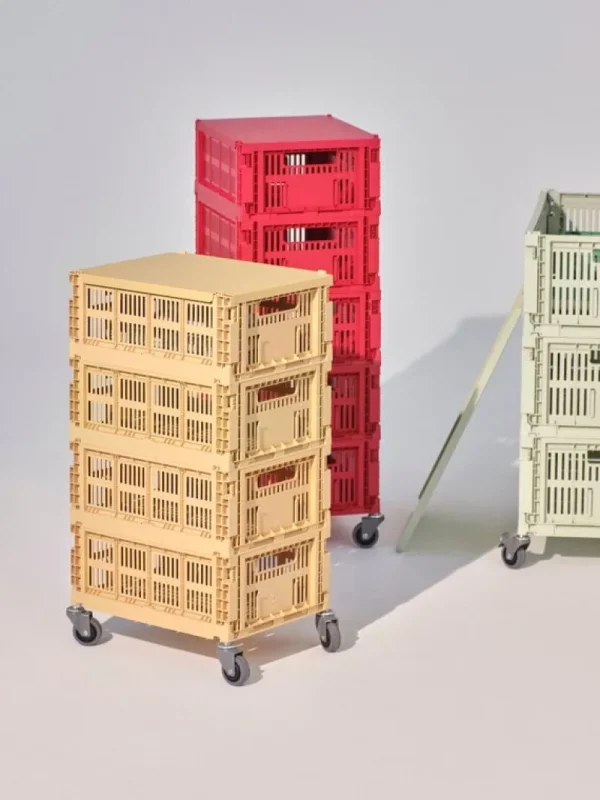 HAY Aufbewahrungsbehälter^Colour Crate Rollenset, 4 Stück, M