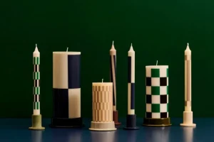 Iittala Kerzen Und Kerzenhalter-HAY Column Kerze, S, Creme - Sand