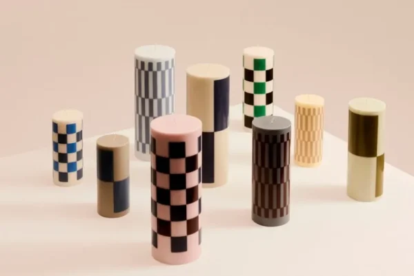 Iittala Kerzen Und Kerzenhalter-HAY Column Kerze, S, Creme - Sand